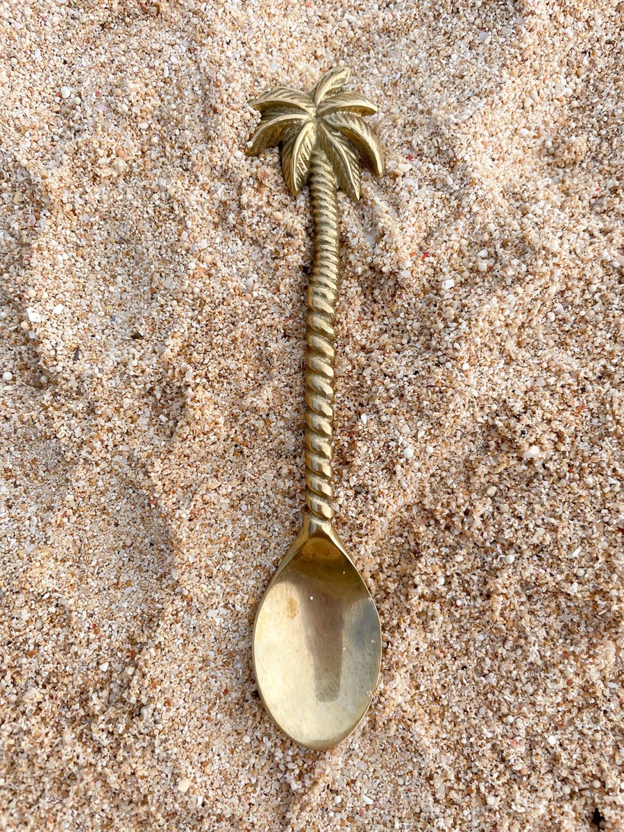 Cuillère en laiton Palmier – Cuillère décorative