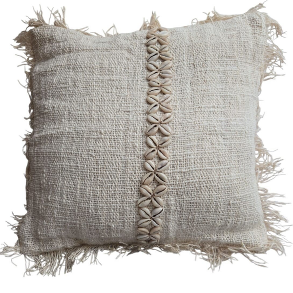 Housse de coussin 40x40 - Coquillages Cauris