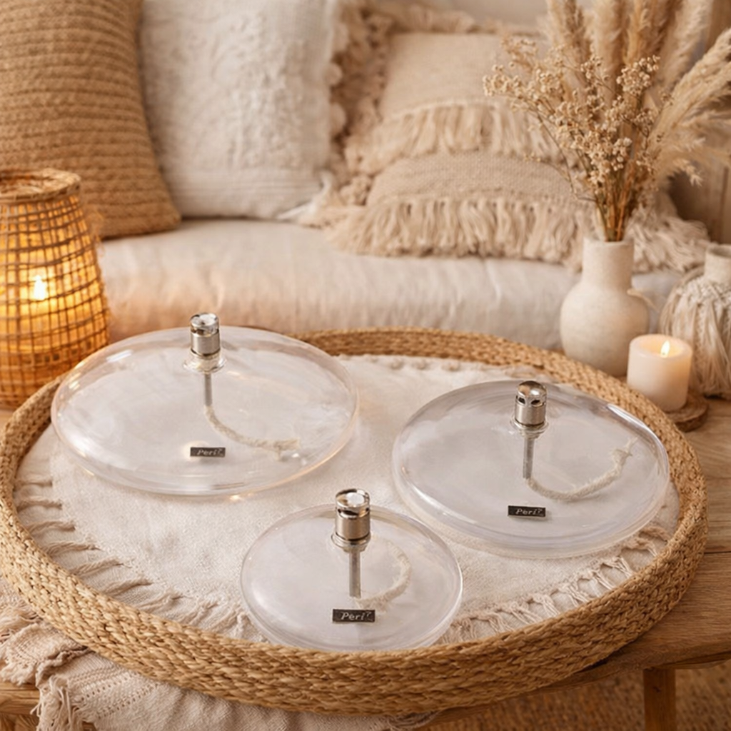 Lampe à huile décorative - Disque – Peri Living