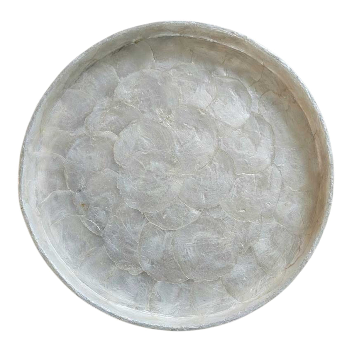 Plateau en capiz blanc – Nacre naturelle