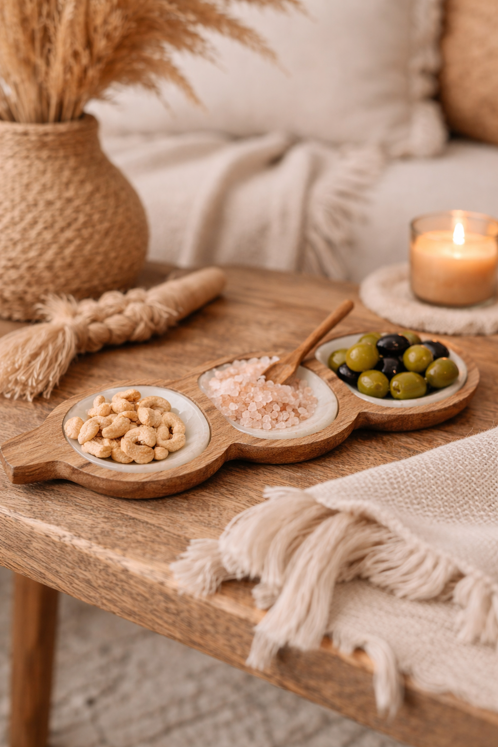 Plateau décoratif en nacre – Plateau de présentation