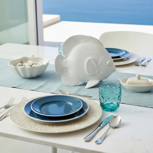 poisson blanc objet déco 