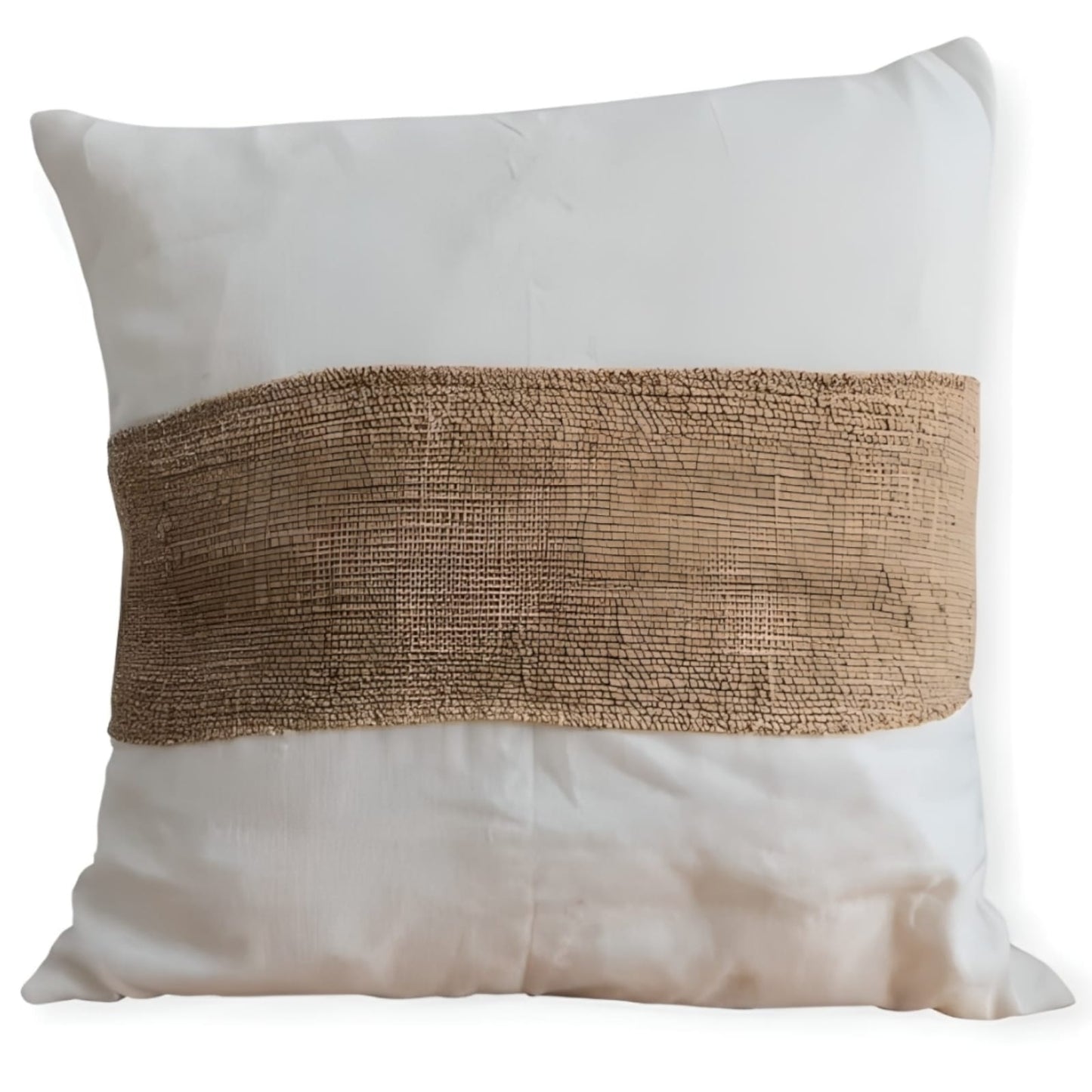 Housse de Coussin 50x50 - Jute Naturelle
