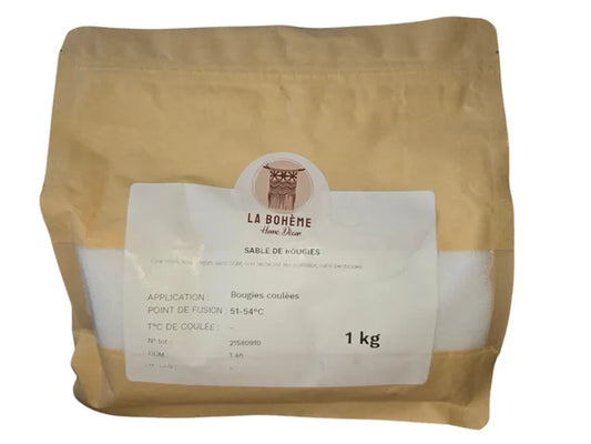 Sable de bougies - 1 Kg Cire 100% Soja
