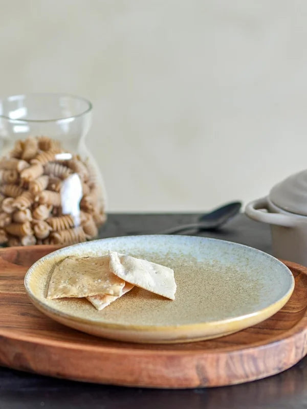 Set petit déjeuner en grès beige