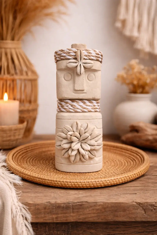 Statue Sumba Artisanale 18x7 cm