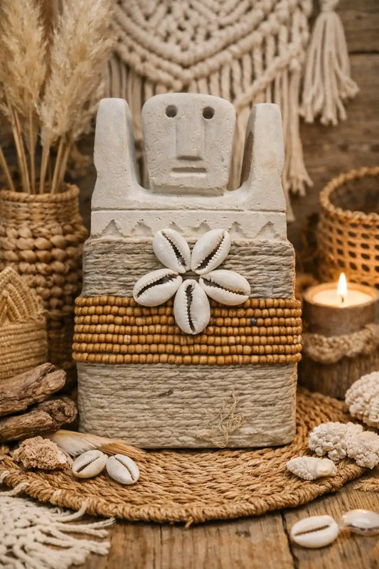Statue Sumba Artisanale en Pierre Naturelle