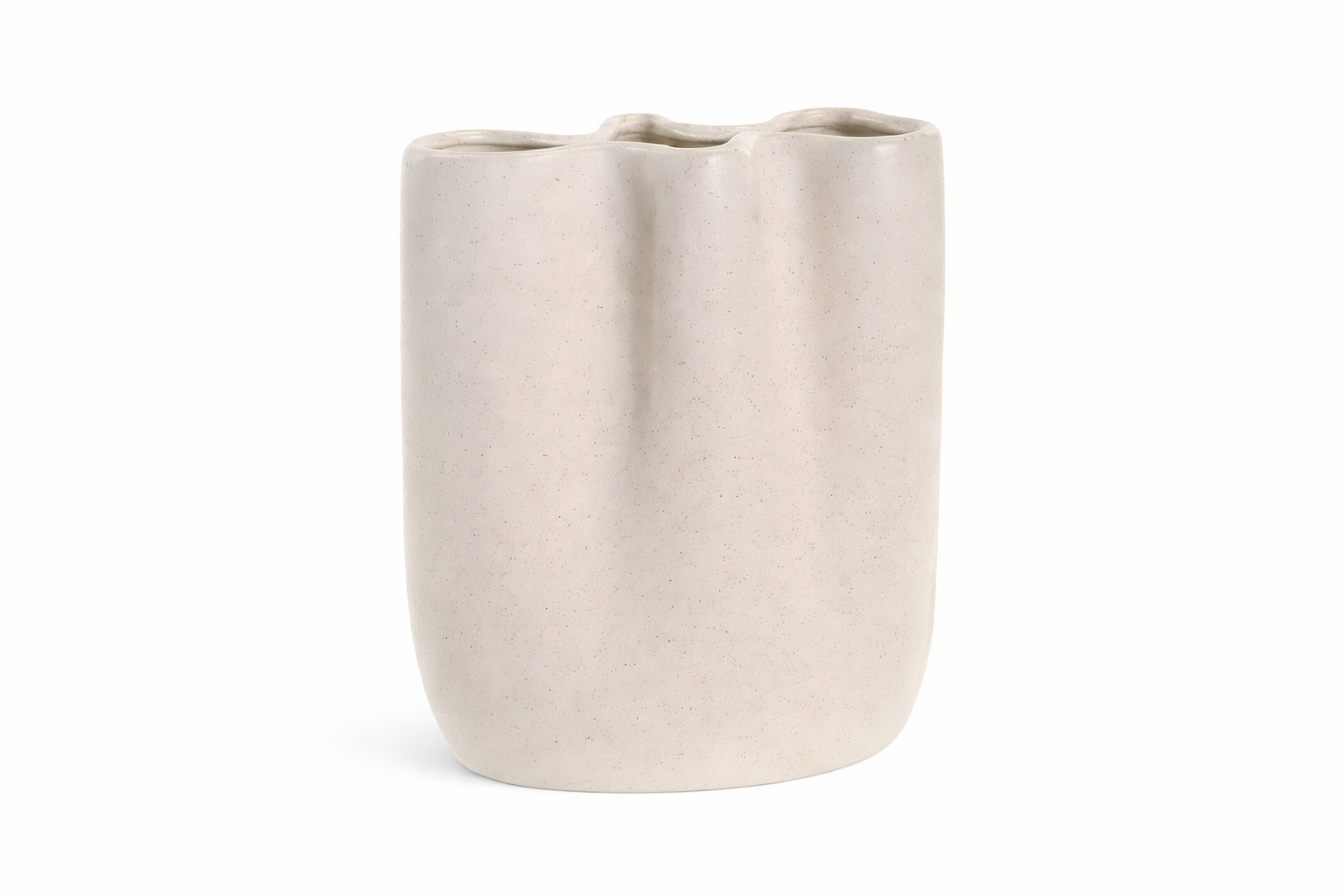 Vase céramique blanc design